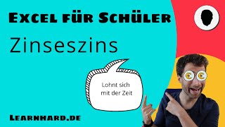 Excel für Schüler erklärt Zinseszins berechnen [upl. by Ayim]