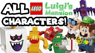 ALL LEGO LUIGIS MANSION CHARACTERS  New Lego Super Mario Characters [upl. by Nhar537]