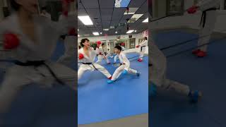 Resistance band training for kihon kumite wkfkumite usakarate usateam wkf [upl. by Enimsaj369]