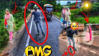 Skating ￼ NerveWracking Stunts Public Shock and Awe Moments 😱👇 publicreaction skating [upl. by Damahom]