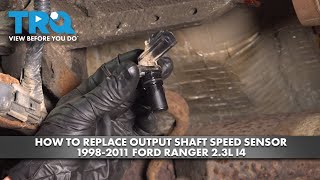 How to Replace Output Shaft Speed Sensor 19982011 Ford Ranger 23L L4 [upl. by Horatio]