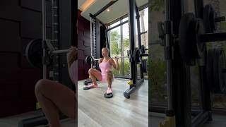 Glutes workout in smith machine [upl. by Ahsimin]