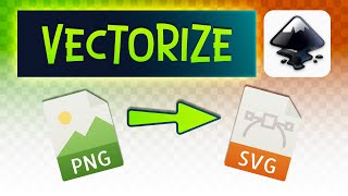 How to Convert png to svg in Inkscape Vectorize Tutorial [upl. by Ingra]