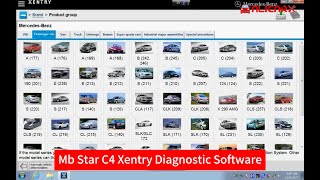 Mb Star C4 Xentry Diagnostic Software Testing Support Car and Truck Diagnose Include 256G500G SSD [upl. by Bolger]