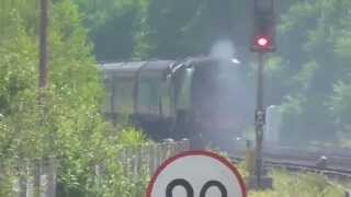 Class 57  57315  going through Brockenhurst Station 1962015 [upl. by Mintz]