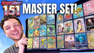 How I COMPLETED The Full Pokemon 151 MASTER SET [upl. by Donnell]