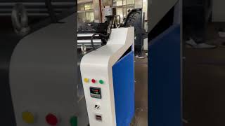 Test video of cardboard laminator before loading machine laminating laminatingmachine paper [upl. by Enenstein534]