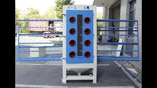 Manual Glass Sandblasting Machine Glass Etching Sandblaster [upl. by Silohcin]