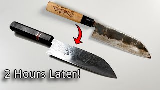 Fixing Vintage Knife by Hand [upl. by Eldin836]