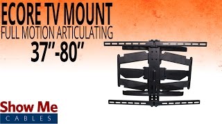 How To Install A Full Motion Articulating TV Mount For TVs Between 37quot To 80quot 17415003 [upl. by Revell868]