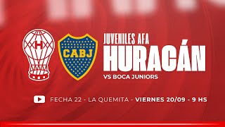 Jornada de Inferiores Huracán vs Boca  Huracán TV [upl. by Fokos]