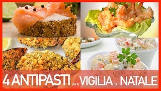 4 Antipasti per la Vigilia di Natale [upl. by Cost]