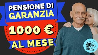 La PENSIONE DI GARANZIA 👉 1000€ al mese PER TUTTI❗️Ecco la propostaidea 💡 [upl. by Uyerta]