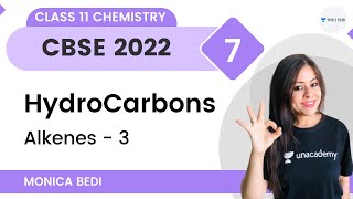 Hydrocarbons  Alkenes  3  L7  Class 11 Chemistry  Monica Bedi [upl. by Maybelle319]