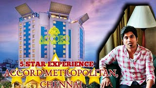 Accord Metropolitan Chennai  5 Star Hotel Experience in Chennai  Wyman Vlogs  Tamil [upl. by Hesketh710]