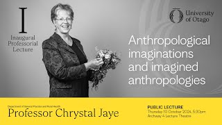 Inaugural Professorial Lecture  Professor Chrystal Jaye [upl. by Steep]