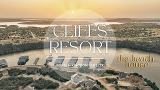 The Cliffs Resort Possum Kingdom Lake Has Only ONE House On The Beach [upl. by Brunk907]