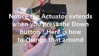 How to hook up a 2Channel Remote Control system to a Linear Actuator [upl. by Bissell]