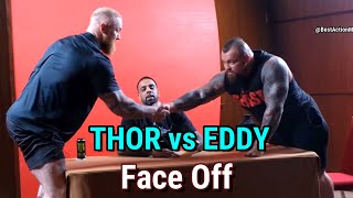 EDDIE HALL vs THOR Face off  Eddie vs Thor Confrontation [upl. by Otis]