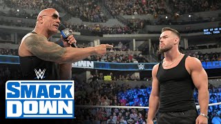 FULL SEGMENT  The Rock returns to dismantle Austin Theory SmackDown highlights Sept 15 2023 [upl. by Navap892]