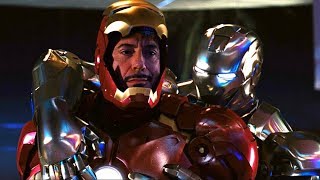 Iron Man vs Rhodey  Party Fight Scene  IronMan 2 2010 Movie CLIP HD [upl. by Bunce]