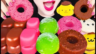 ASMR MOCHI ICE CREAM CHOCOLATE DONUTS 도넛 아이스크림 모찌 먹방 MUKBANG EATING [upl. by Brittani]