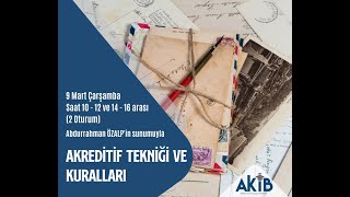 Akreditif Tekniği ve Akreditif Kuralları Eğitimi  Abdurrahman ÖZALP [upl. by Carder]