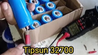 Unboxing Tipsun 32700 lifepo4 battery para sa battery ng UPS [upl. by Natehc]