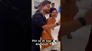 Nia Sharma gets surprise from AnkitaVicky and Aly Goni shorts [upl. by Anipsed]