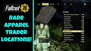 Fallout 76 Rare Apparel Trader Locations [upl. by Angadreme]