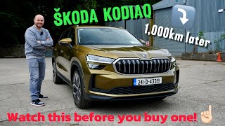 Skoda Kodiaq 7 seater review  My thoughts after 1000kms in one [upl. by Samella]