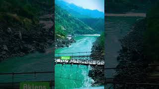 Jhelum River Azad Kashmir riverside greenland kashmirtourism [upl. by Morocco539]