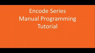 Schlage Encode Family Manual Lock Programming Tutorial [upl. by Ellesij461]