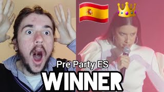 Blanca Paloma  EAEA  PrePartyES 2023  REACTION  Spain 🇪🇸  Eurovision 2023 [upl. by Porche938]