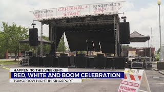 Kingsport prepares for Red White amp Boom Celebration [upl. by Lacee]