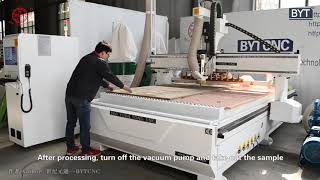 ACT CNC router BYT auto tools change cnc wood router cabinets making [upl. by Yssak]