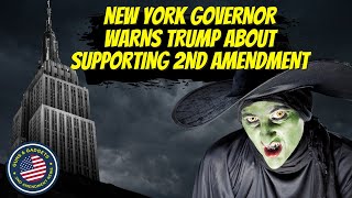 WHOA New York Governor Warns Trump About Supporting 2nd Amendment [upl. by Ailekahs]