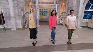 Clarks Leather Lightweight Clogs  Leisa Sadie on QVC [upl. by Yetak98]