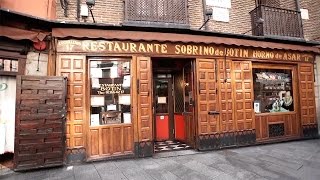 Sobrinos de Botín un restaurante con historia [upl. by Anailuig]