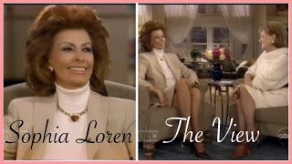 Sophia Loren Interview on The View 1998 [upl. by Augusto450]