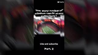 How many stadiums can fit my subscribers football nfl saints buccaneers shorts [upl. by Leighton]