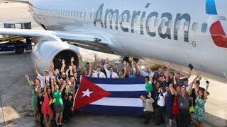 American Airlines Begins Service To Cuba [upl. by Sirret774]