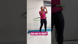 Basic hoola hoop Hoola hoop for beginners Easy hool hoop hoolahoop exercise youtubeshorts [upl. by Angelo]