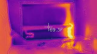 Time Lapse Infrared Video of Trane Convector Heating Up [upl. by Shulamith638]