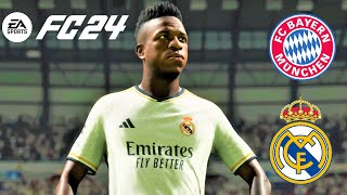 EA FC 24  Real Madrid Vs Bayern Munich  UCL Gameplay 4K 60FPS [upl. by Kcinemod]