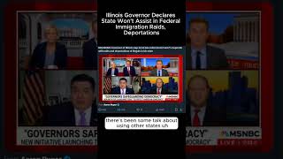 Illinois Governor Defies Federal Orders No State Support for Trump Immigration Raids [upl. by Assiralc]