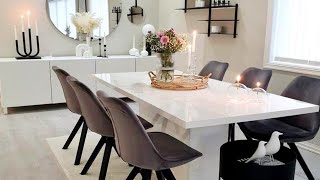 100 Modern Dining Room Decorating Ideas 2024 Living Room Dining Table Design  Home Interior Design [upl. by Renaxela686]