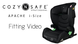 Cozy N Safe Apache isize Child Car Seat Fitting Instructions [upl. by Roseline622]