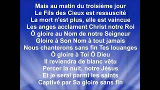 GLOIRE À SON NOM Anástasis  résurrection  Hillsong En Français [upl. by Yelyab]