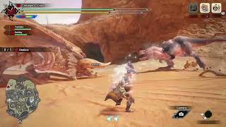 MH Rise  Diablos vs Anjanath turf war [upl. by Ladnyc]